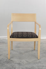 Load image into Gallery viewer, Maple Framed Arm Chair with Oval Patterned Upholstery