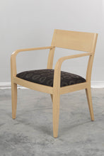 Load image into Gallery viewer, Maple Framed Arm Chair with Oval Patterned Upholstery