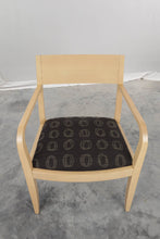 Load image into Gallery viewer, Maple Framed Arm Chair with Oval Patterned Upholstery
