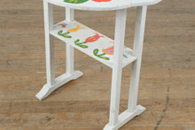 Load image into Gallery viewer, Hand-Painted Drop-Leaf Side Table by Mary Paulsen – Holden Beach, NC