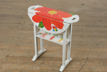 Load image into Gallery viewer, Hand-Painted Drop-Leaf Side Table by Mary Paulsen – Holden Beach, NC