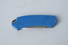 Load image into Gallery viewer, Maserin Cutlery Birdland Drop Point Blue G10 AUS8 steel Satin 396G10B