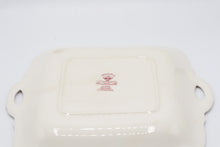 Load image into Gallery viewer, Masons Vista England Red Transferware Serving Tray 11 Inch Ironstone