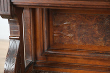 Load image into Gallery viewer, Massive Eastlake Buffet with Mirror Back & Marble Top – 92” Tall Statement Piece