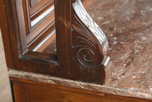 Load image into Gallery viewer, Massive Eastlake Buffet with Mirror Back & Marble Top – 92” Tall Statement Piece