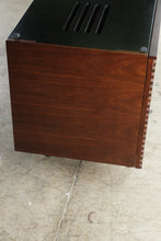 Load image into Gallery viewer, Modern Walnut Slatted Media Console and TV Stand with Storage