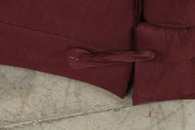 Load image into Gallery viewer, Burgundy Upholstered Wingback Rocker Recliner Chair