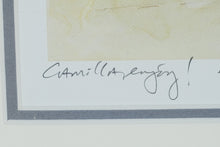 Load image into Gallery viewer, William Mangum Signed Print – "Merry & Bright" (Framed Holiday Cardinal Art – Personalized)