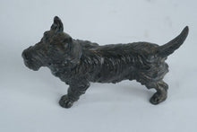 Load image into Gallery viewer, Vintage Scottish Terrier Figurine Black Scottie Dog Cast Metal Japan