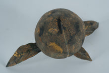 Load image into Gallery viewer, Handcrafted Rustic Metal Peach Sculpture – Distressed Painted Folk Art Décor – 7”