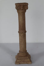 Load image into Gallery viewer, Metal Candle Holder with Textured Rock Paint
