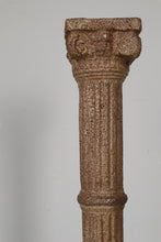 Load image into Gallery viewer, Metal Candle Holder with Textured Rock Paint