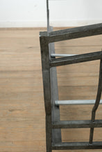 Load image into Gallery viewer, King Size Metal Bed Frame – Rubbed Silver Finish with Arched Headboard and Footboard