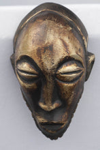 Load image into Gallery viewer, Metallic African Mask Yoruba Land Collection
