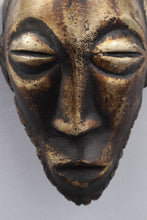 Load image into Gallery viewer, Metallic African Mask Yoruba Land Collection