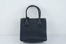 Load image into Gallery viewer, Michael Kors Mercer Navy Blue Leather Small Satchel Crossbody Bag