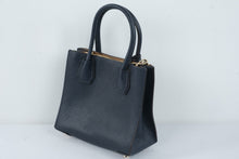 Load image into Gallery viewer, Michael Kors Mercer Navy Blue Leather Small Satchel Crossbody Bag