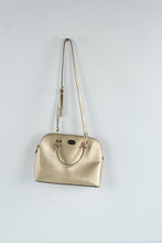 Load image into Gallery viewer, Michael Kors Gold Metallic Satchel Crossbody Handbag - Online Only