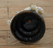 Load image into Gallery viewer, Antique Michelin Man Cast Iron Coin Bank Detroit 1918 Advertising Figure