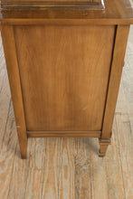 Load image into Gallery viewer, Mid-Century Modern Walnut China Cabinet with Glass Display & Storage Base