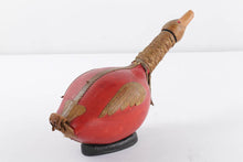 Load image into Gallery viewer, Mid Century Leather Wrapped Bird Bottle - Made in Italy