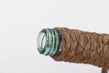 Load image into Gallery viewer, Mid Century Leather Wrapped Bird Bottle - Made in Italy