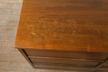 Load image into Gallery viewer, Mid Century Modern Walnut 9 Drawer Dresser- Online Only
