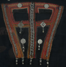 Load image into Gallery viewer, Framed Bedouin Tribal Garment & Jewelry Display – 23" x 29" Shadow Box