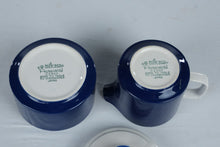 Load image into Gallery viewer, Mikasa Provencal C2900 Cobalt Blue Creamer and Sugar Bowl Set Japan