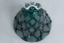 Load image into Gallery viewer, Mikasa Winter Dreams Frosted Green Crystal Christmas Tree Bell