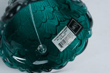 Load image into Gallery viewer, Mikasa Winter Dreams Frosted Green Crystal Christmas Tree Bell