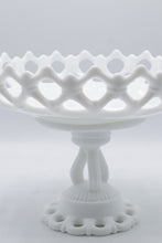 Load image into Gallery viewer, Westmoreland Milk Glass 10 Inch Belled Bowl Pedestal Compote