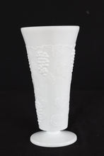 Load image into Gallery viewer, Milk Glass Vase Featuring Grapes