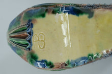 Load image into Gallery viewer, Hand-Painted Ceramic Miniature Clogs – Majolica Style – Marked BB – Pair