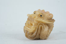 Load image into Gallery viewer, Carved Chinese Dragon Netsuke Style Miniature Figurine