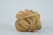 Load image into Gallery viewer, Carved Chinese Dragon Netsuke Style Miniature Figurine