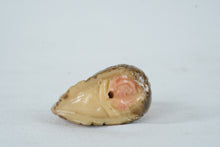 Load image into Gallery viewer, Carved Mini Rooster Figurine Netsuke Style Chicken Sculpture