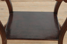 Load image into Gallery viewer, Antique Mahogany Display Cabinet on Cabriole Legs with Mirrored Doors