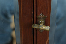 Load image into Gallery viewer, Antique Mahogany Display Cabinet on Cabriole Legs with Mirrored Doors