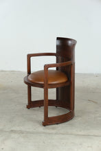 Load image into Gallery viewer, Frank Lloyd Wright Barrel Arm Chair by Copeland Furniture in Cherry Wood - Online Only