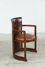 Load image into Gallery viewer, Frank Lloyd Wright Barrel Arm Chair by Copeland Furniture in Cherry Wood - Online Only