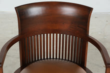 Load image into Gallery viewer, Frank Lloyd Wright Barrel Arm Chair by Copeland Furniture in Cherry Wood - Online Only