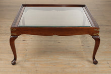 Load image into Gallery viewer, Mister Wilson's Coffee Table with Brass Banding - 38" Sq