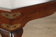 Load image into Gallery viewer, Mister Wilson's Coffee Table with Brass Banding - 38" Sq