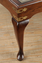 Load image into Gallery viewer, Mister Wilson's Coffee Table with Brass Banding - 38" Sq