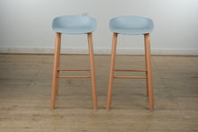 Load image into Gallery viewer, Pair of Modern Bar Height Stools