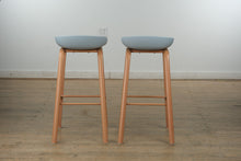 Load image into Gallery viewer, Pair of Modern Bar Height Stools
