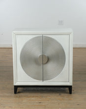 Load image into Gallery viewer, Modern White & Silver Console Cabinet by Coast to Coast