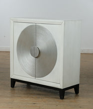 Load image into Gallery viewer, Modern White & Silver Console Cabinet by Coast to Coast