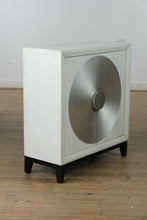 Load image into Gallery viewer, Modern White & Silver Console Cabinet by Coast to Coast